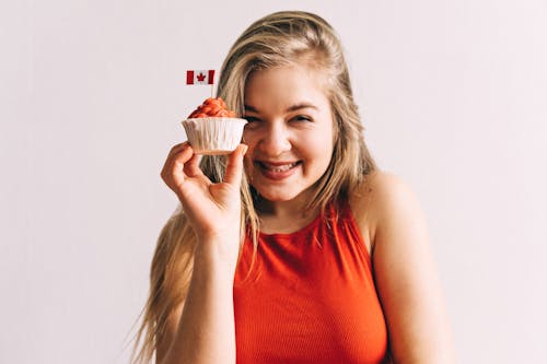 Gratis lagerfoto af canada flag, canadiske flag, cupcake