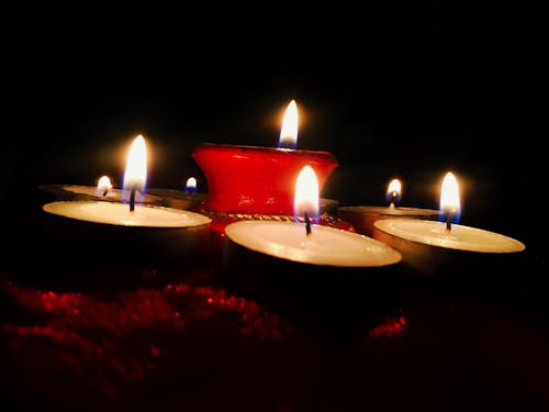 Free stock photo of candlelights, desktop backgrounds, low angle photography