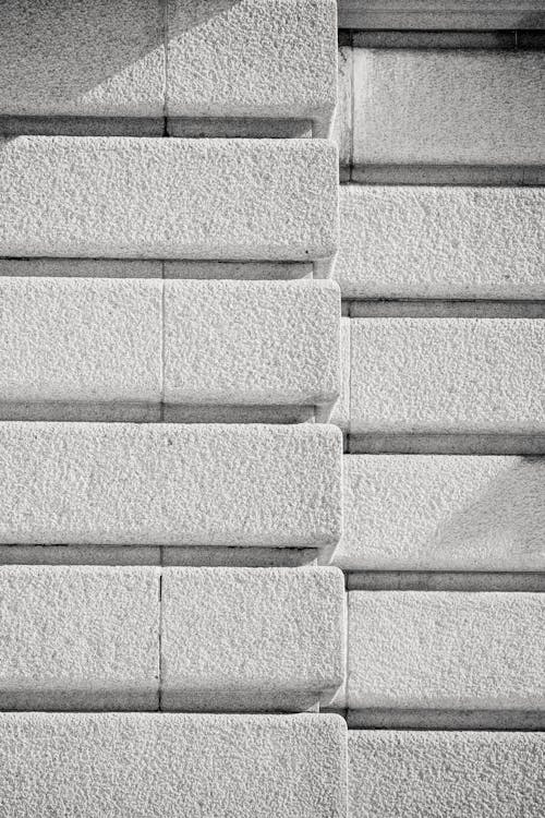 Free Corner of stone brick wall of building Stock Photo