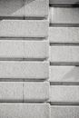 Corner of stone brick wall of building