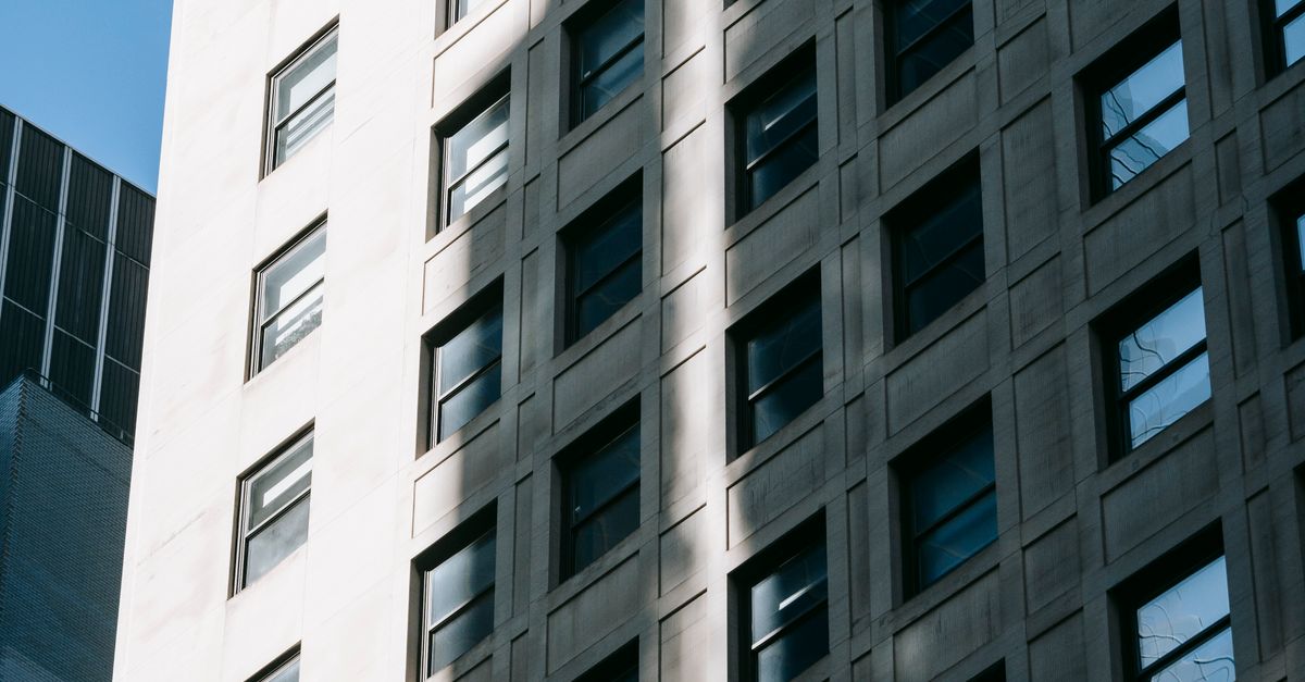 Facade of residential building in shadow · Free Stock Photo