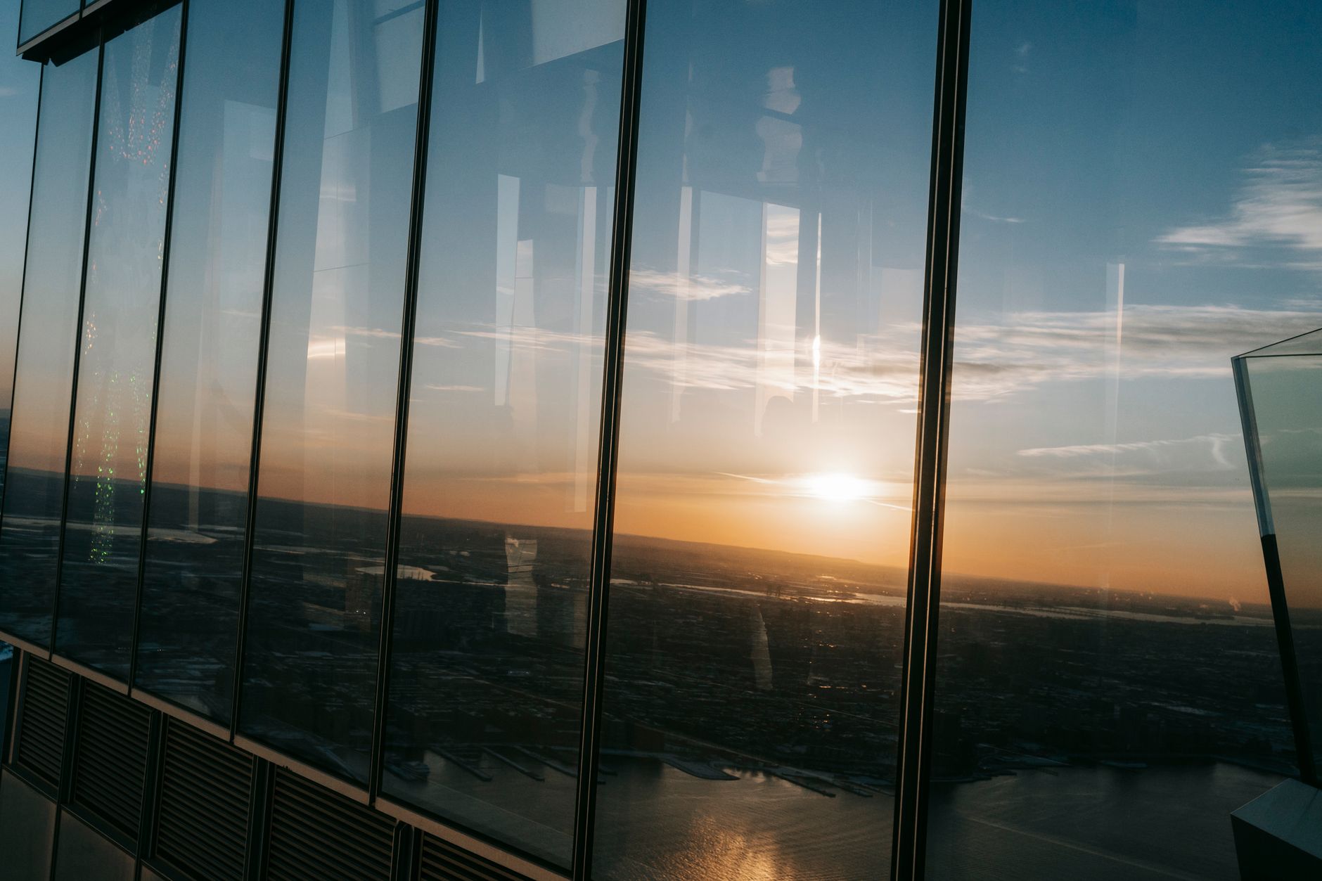 A high-angle view of a modern architectural structure representing strategic foresight and global market expansion.