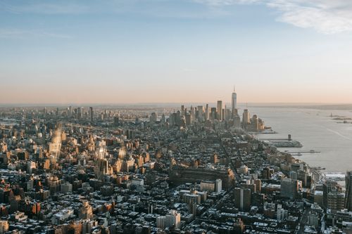 Buildings in City in Birds Eye View · Free Stock Photo