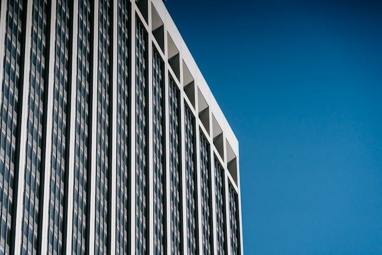 Modern Building Facade Of Financial Company