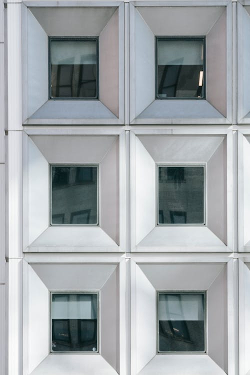 Facade of building with windows