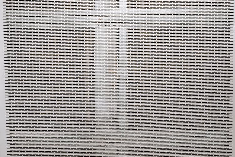 Metal Gray Grill Texture With Holes