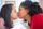 kissing