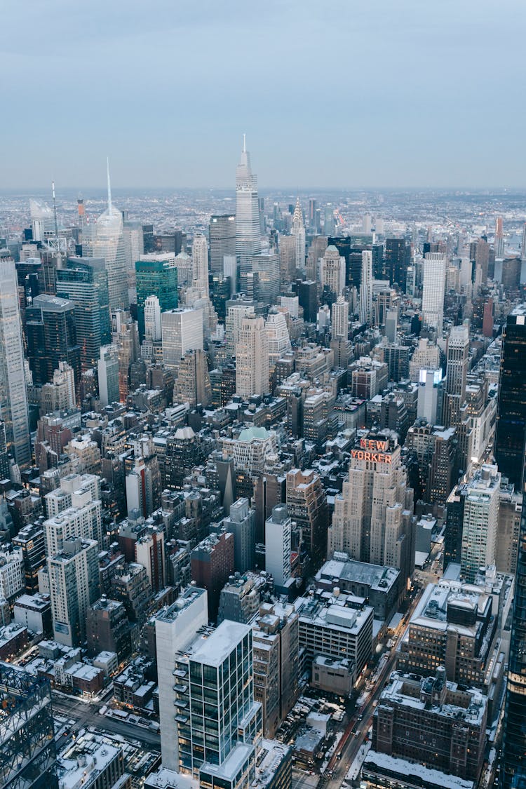 Skyscrapers In Modern City District