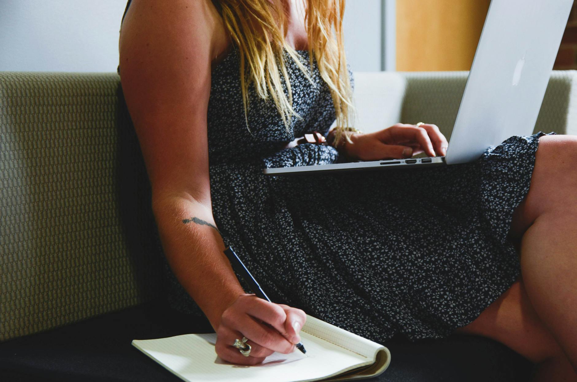 Girl on computer