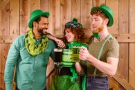 Happy People celebrating St. Patrick's Day