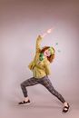 Woman doing a Wacky Pose