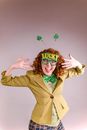 Woman doing a Wacky Pose