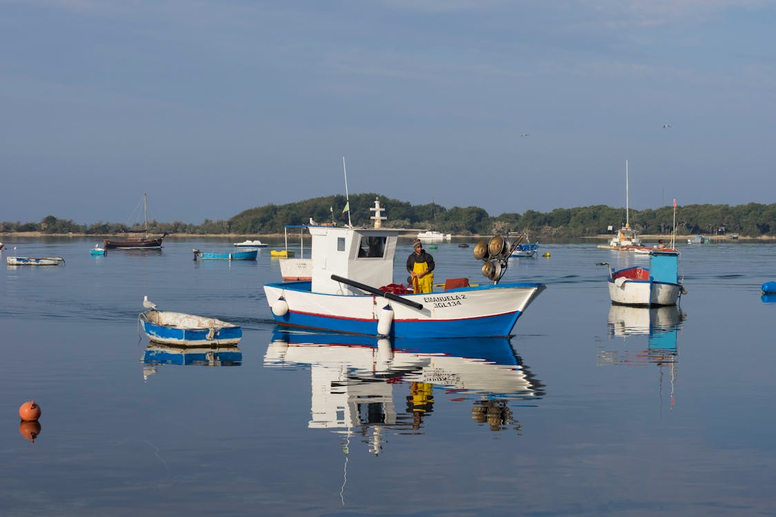 Immagine gratuita di barca da pesca, barche, mare