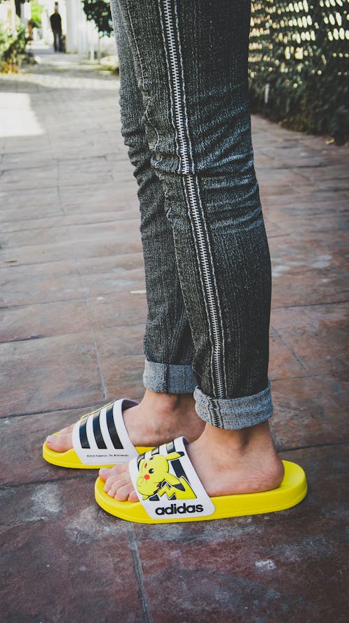 Free stock photo of adidas, casual, sandals