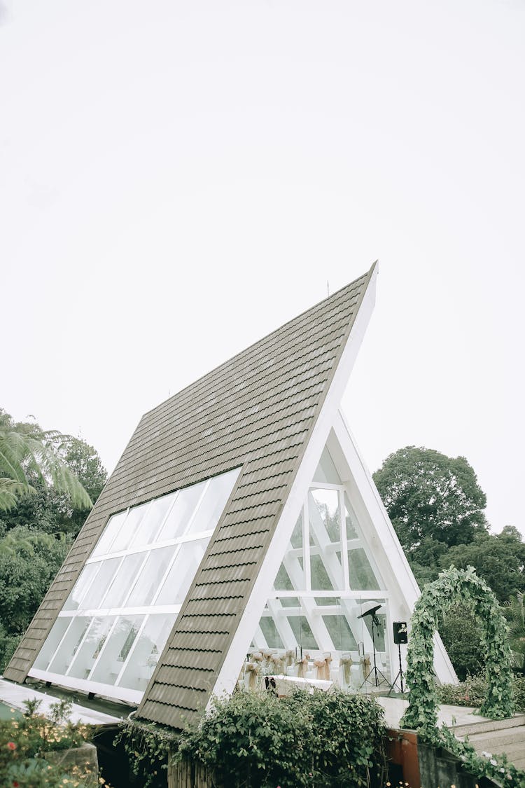 Modern Gazebo During Daytime