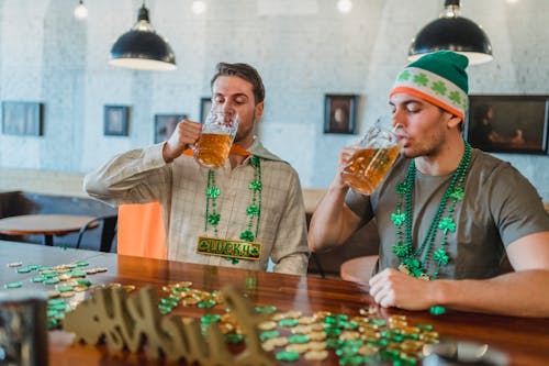 Men drinking Beer Together
