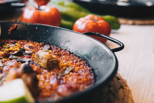 Paella class in an Albufera rice farm — Valencia