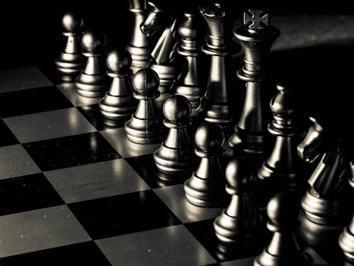 Kostnadsfria Kostnadsfri bild av match, schack, schackpjäser Stock foto