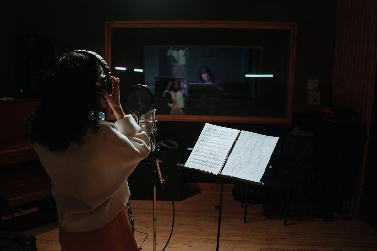 Singer training in the Stagecraft vocal performance course