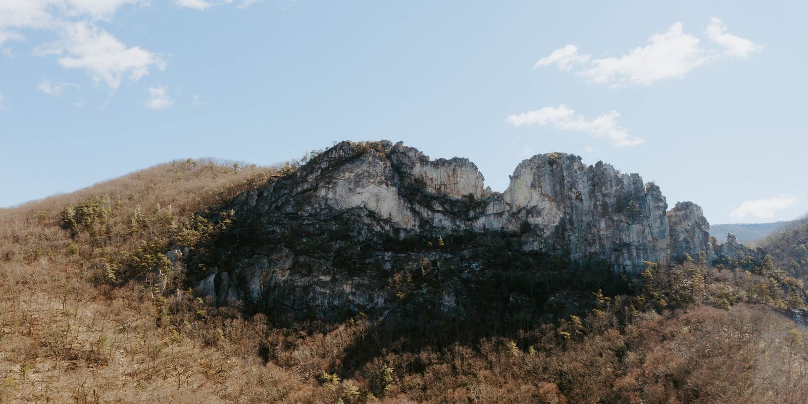 Landscape of Seneca Rocks, West Virginia