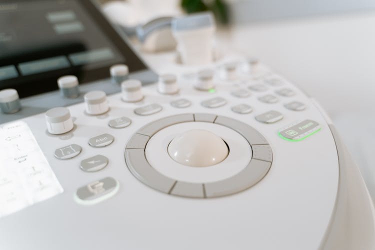 Close-Up Photo Of Ultrasound Scanner