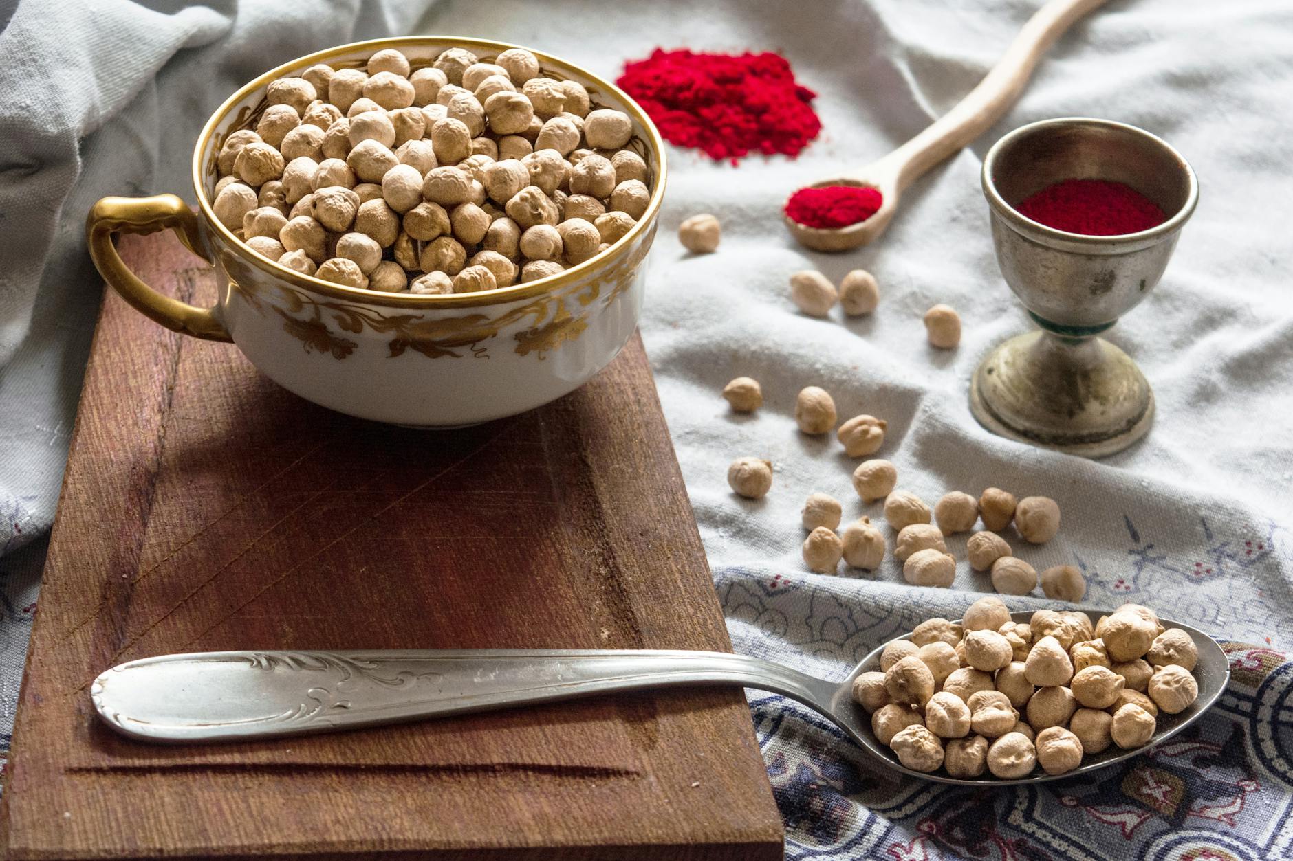 Chickpeas Cooked And Prepared Dishes