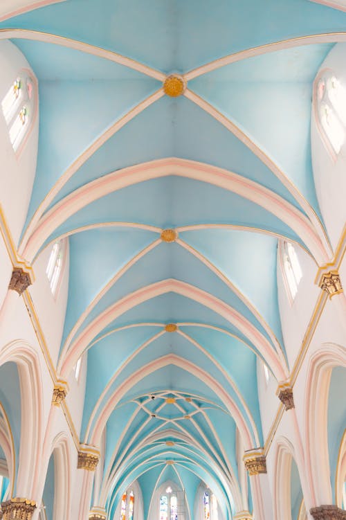 Free Ceiling of a Cathedral Stock Photo