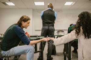 Students Cheating During an Exam