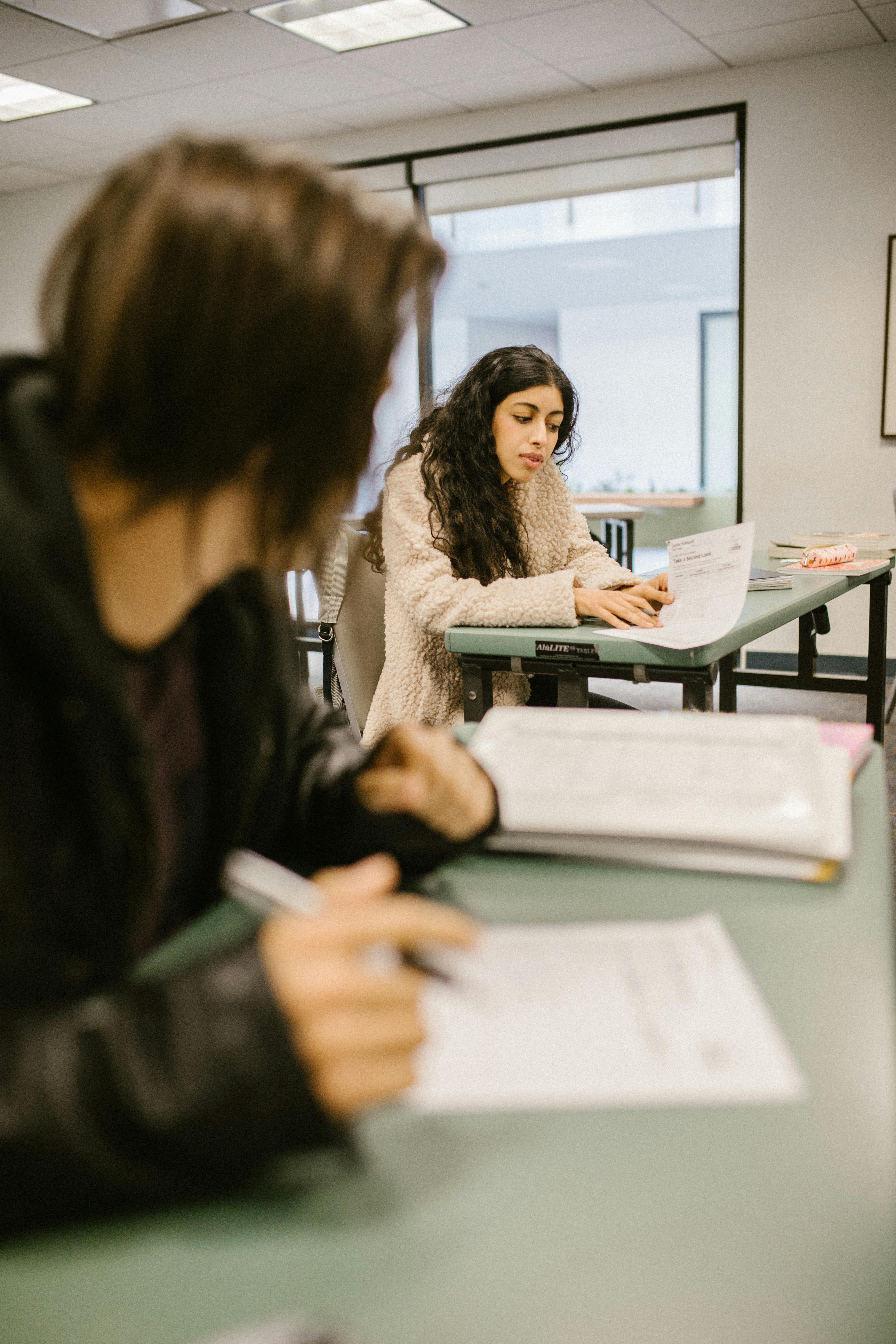 Students Cheating During an Exam · Free Stock Photo