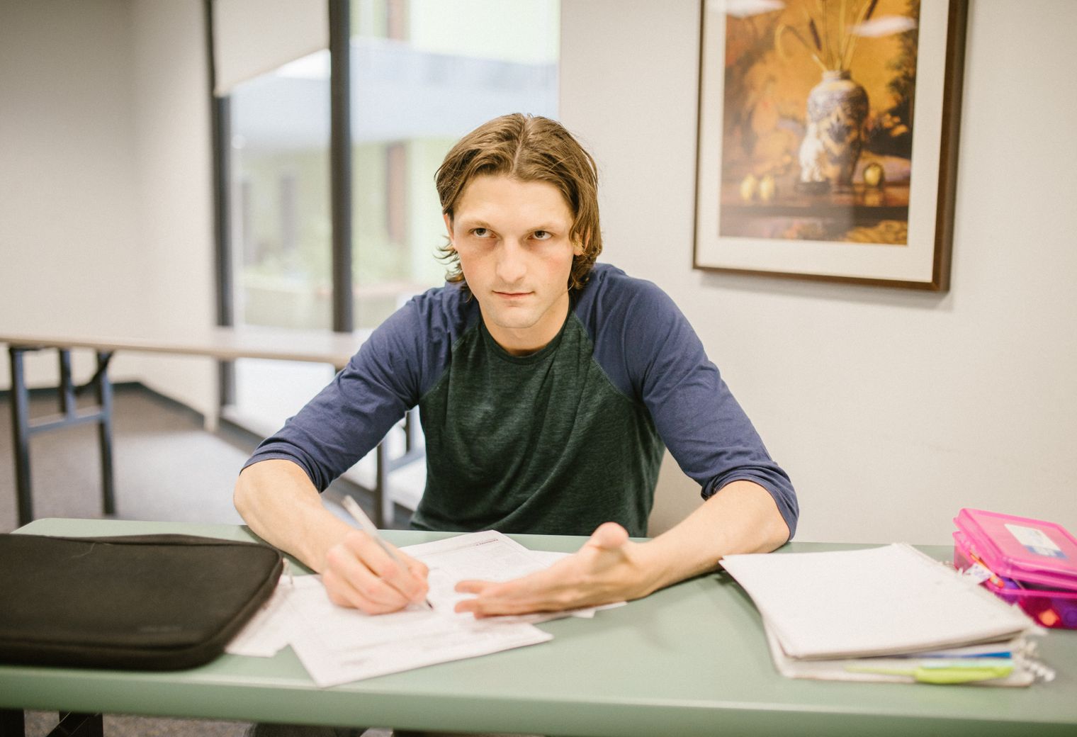 Leafield — student move with boxes and a van