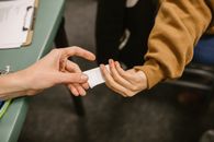 Students Cheating During an Exam
