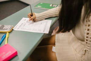 Student Cheating During an Exam