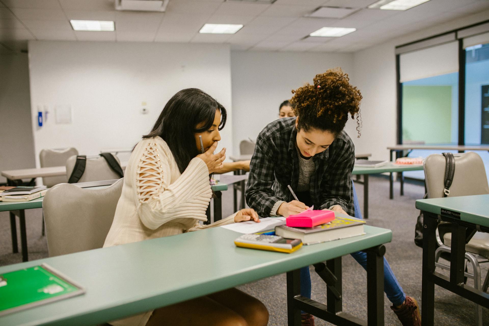 Students Cheating During an Exam