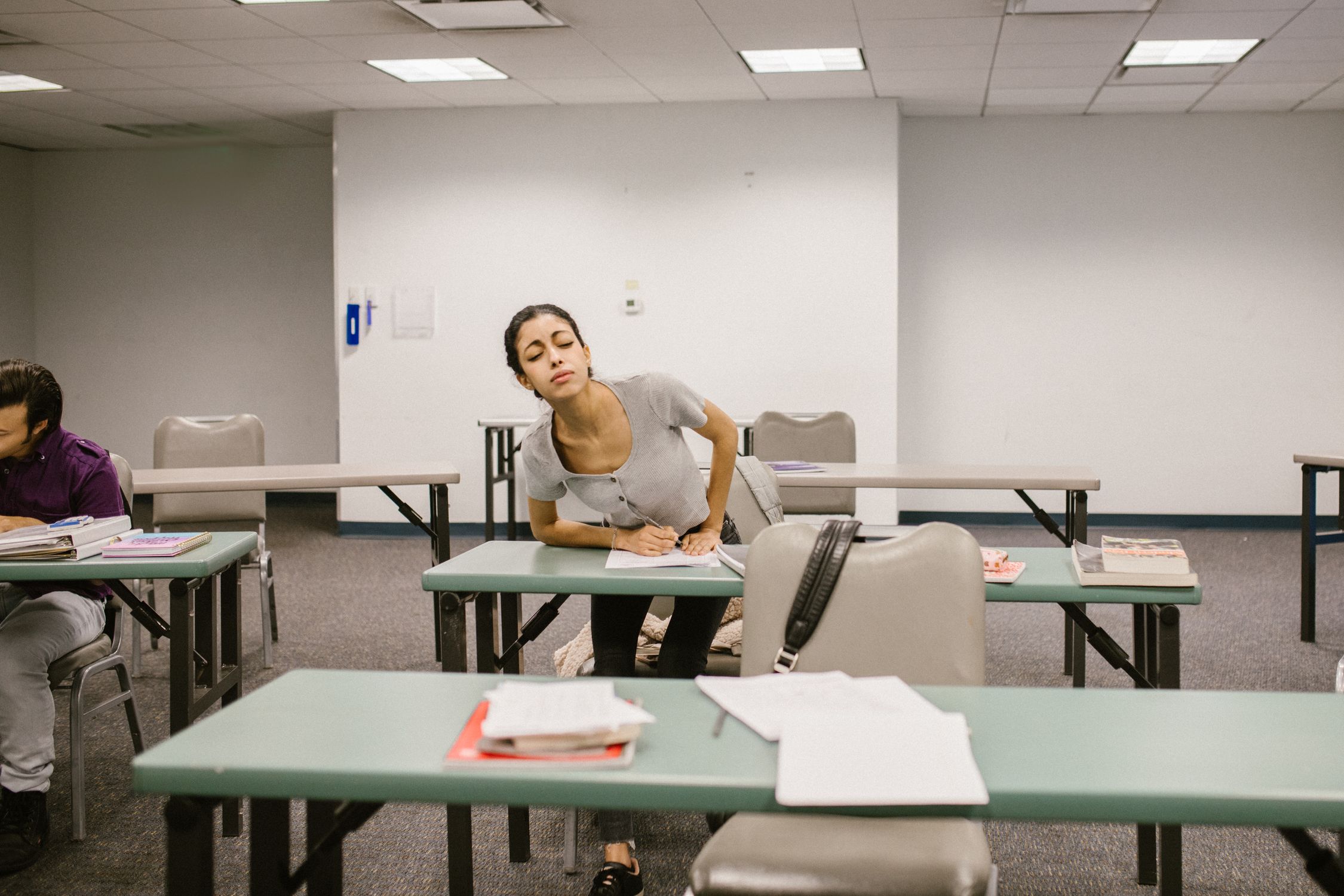Student Cheating During an Exam · Free Stock Photo