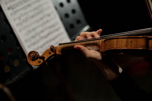 A Person Playing Violin