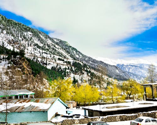 Free stock photo of blue clouds, manali, moutains