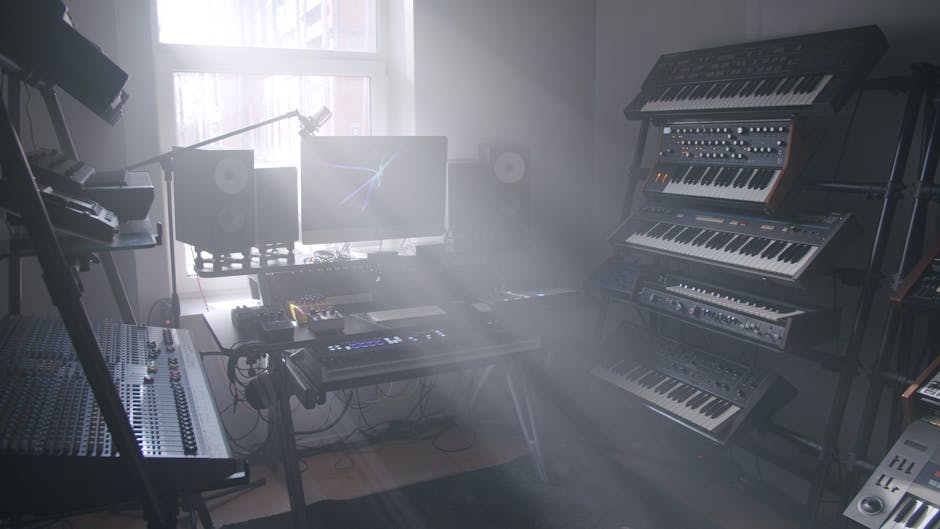 Ultimate Home Automation Routine Setup Myths for 2025 Bright recording studio filled with musical equipment and soft morning light rays.