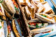 Sandwich in Basket