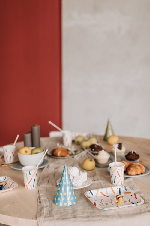 Free Food on the Table Stock Photo