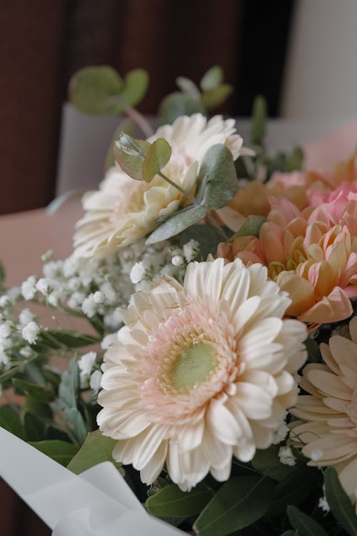 A Bouquet of Flowers with a Transvaal Daisy