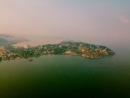Aerial Photography of a City near Ocean