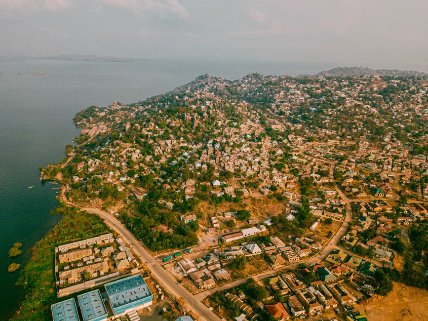 Outstanding Victoria Falls Flight of the Angels Helicopter Flight Review: An Unforgettable Aerial Adventure Review 2026 - A stunning aerial view of Mwanza, Tanzania, showcasing the city's landscape and Lake Victoria.