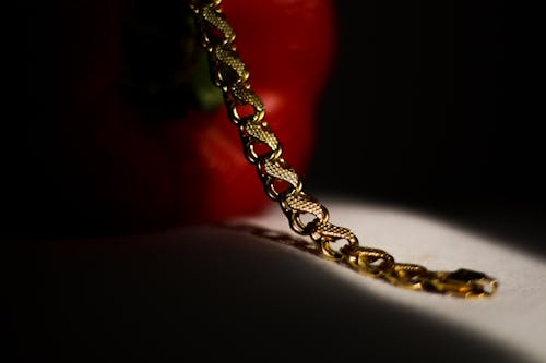 Free stock photo of bell pepper, bracelet, gold Stock Photo