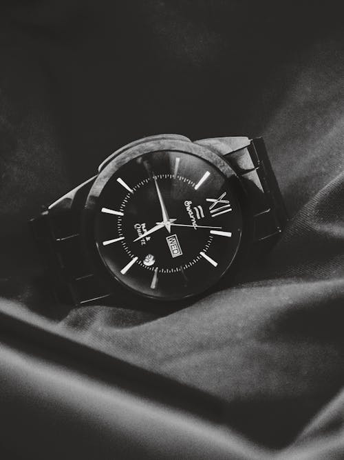 Imagine de stoc gratuită din alb-negru, ceas, ceas de mână