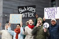 People Protesting on the Street
