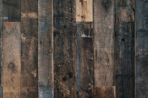 Free Brown and Gray Wooden Wall Stock Photo