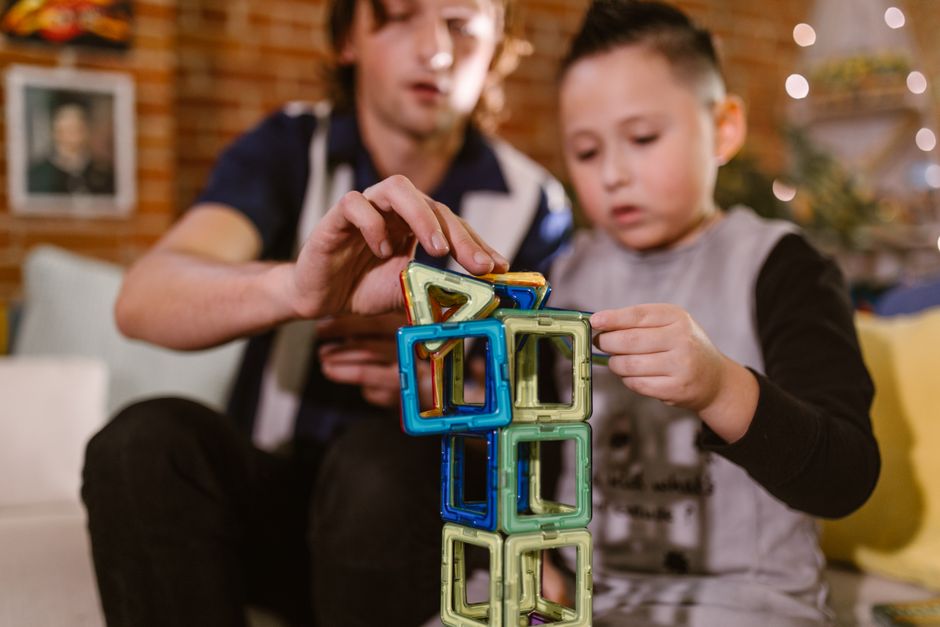 Webby Magnetic Tiles Building Set
