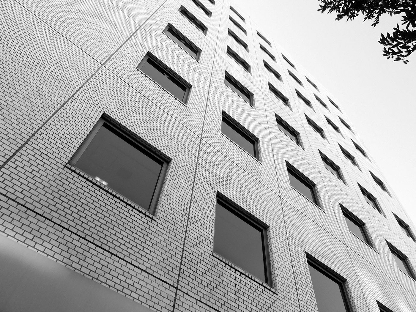A modern brick residential development