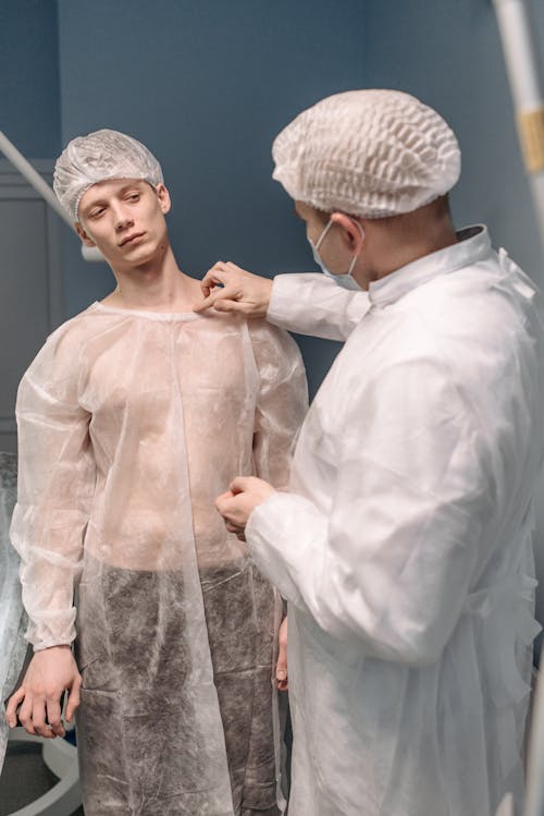 A Doctor Checking His Patient