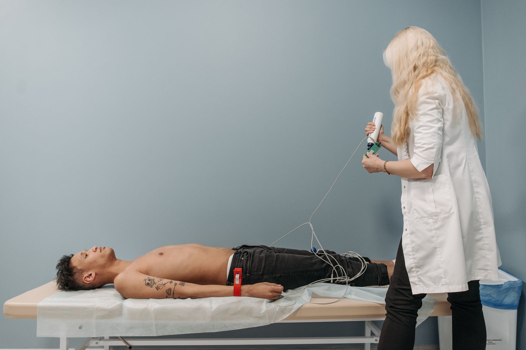 Doctor and patient in a calm, professional consultation setting
